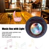 LED Music Box Figurine Rotation Exquisite Music Box Home Decoration