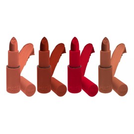 Yuya Set De Labiales En Barra Yuya Tonos Mate Larga Duración 4pzs Color Escándalo/corazonada/sutil/chai