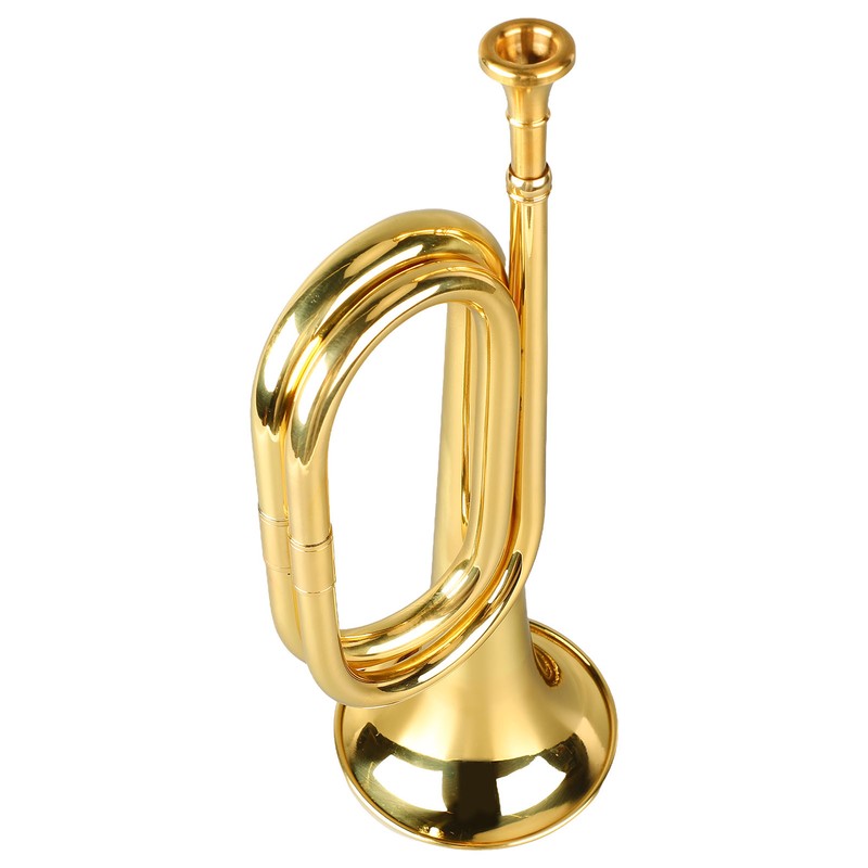 Military Style Trumpet C Key Brass Easy to Play Trumpet