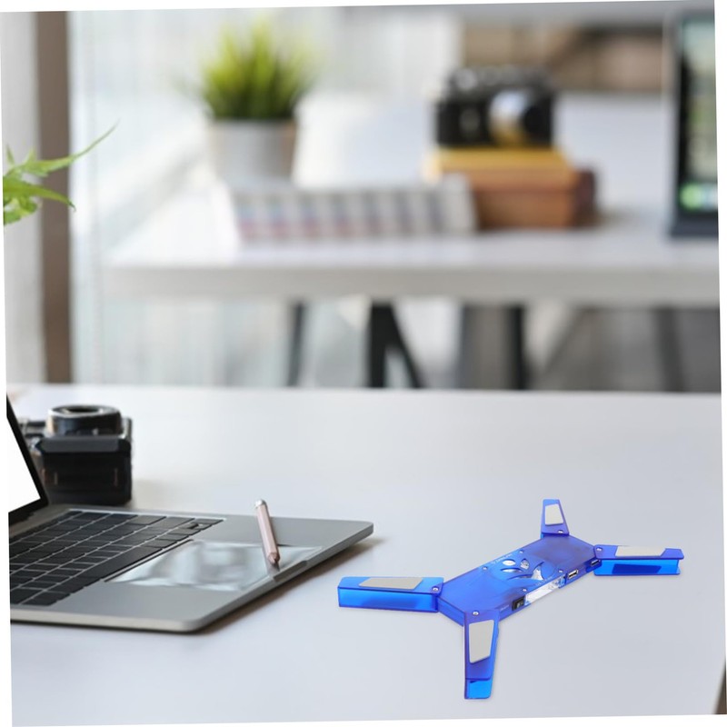 CAXUSD Laptop Cooling Pad with LED Light Foldable Laptop Stand