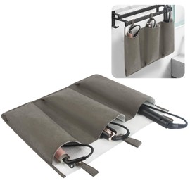 Suafrnut Hair Tools Organizer Bag Portable Hot Tools Holder Heat Resistant Storage Cover Pouch for Curling Iron, Flat Iron, Hair Straightener and Other Styling Tools, Travel Vanity Bathroom Supplies