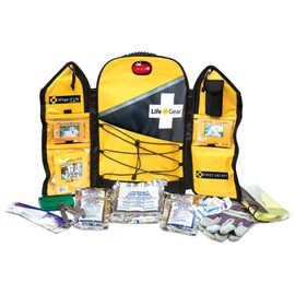 Life Gear Wings of Life Emergency Survival Kit - Disaster and Emergency Preparedness Bug Out Bag, 3 Day (72 hour) Kit Food, Water, First Aid and Tools For 1 Person