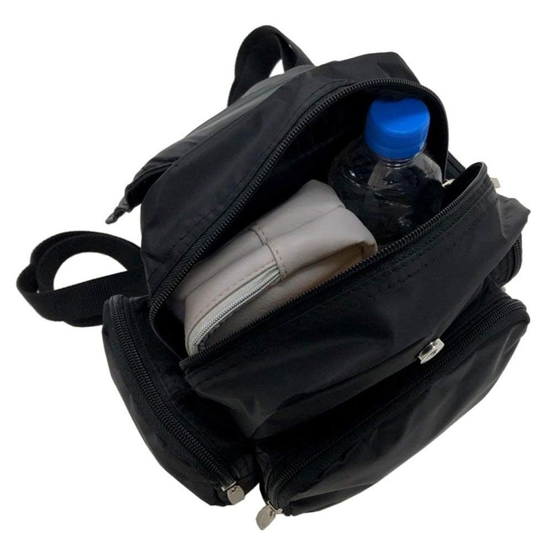 Partner 5Y49 Backpack with Cover, Black, Black