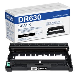 DR-630 DR630 Drum Unit High Yield Replacement for Brother DR 630 MFC-L2700DW MFC-L2740DW MFC-L2685DW HL-L2300D HL-L2360DW HL-L2320D HL-L2340DW HL-L2380DW DCP-L2540DW Printer (1 Pack, Black)
