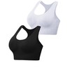 Litherday Women's Sports Bra High Impact Padded Seamless Sports Bras