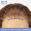 HAIRCUBE Peluca Sintética De Encaje Frontal Hd De 13 X