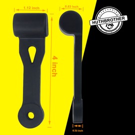 Bagger Hood/Chute Latch Assembly Kit - for Replacemen Craftsman Bagger Parts 109808X Chute Latch 532109808X 160793, Also for Husqvarna 532160793 160793 723-0383 532109808 Mower Bagger Hood Latch.