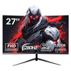 ZZA 27" Curved Gaming Monitor, Support 240Hz，Up to 280Hz, FHD