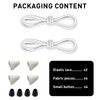 UamGlsob Elastic Shoelaces for Hey Dude, No Tie Bungee Stretchy