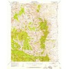 YellowMaps Mt Pinchot CA topo map, 1:62500 Scale, 15 X