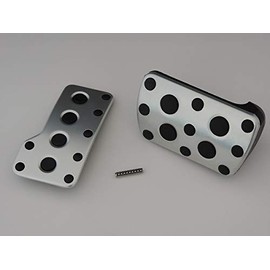 Toyota genuine Aluminum Axle Pedal & Aluminum Brake Pedal Pad & Axel Pedal Pin 3-piece Set 30 Series Alphard 30 Series Vellfire Diversion