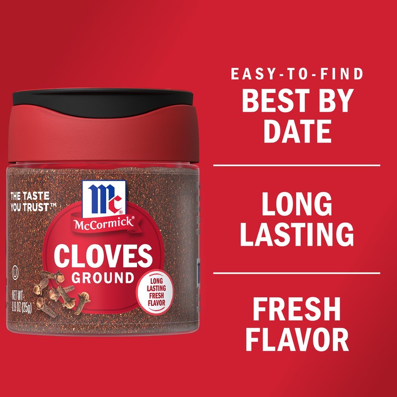 McCormick Ground Cloves, 0.9 oz (Pack of 6)