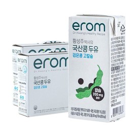 (굿커머스)황성주두유 검은콩고칼슘 190ml 48입 (Good Commerce) Hwang Seong-ju Black Soybean Calcium Soy Milk 190ml 48 Pack