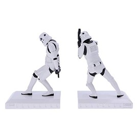Nemesis Now Cifras de sujetalibros Originales de Stormtrooper, 18,5 cm, Color Blanco