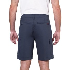 Wearfirst Men’s Classic Fit Stretch Lightweight Cargo Short (Blue, 34)