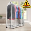 Sorbus Cover for Garment Rack - 6 Ft Transparent Clothes