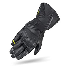 SHIMA GT-2 Men's Motorcycle Gloves - Classic, Vintage, Reinforced Summer Leather Gloves with Ankle and Finger Protectors, Reinforced Palm (Black, XL)