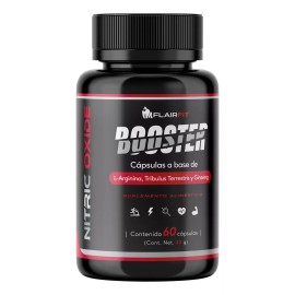 Flairfit Óxido Nítrico Flairfit 60 Cáps Arginina Pre Entreno Testo
