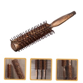 IWOWHERO Boar Bristle Brush Wide Tooth Comb for Curly Hair Detangling Styling Brush