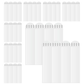 36pcs Picture Hanging Strips Medium Refill Adhesive Strips, Effortless Damage-Free Hanging for Living Spaces, Ideal for Medium Indoor Wall Hooks, Tool-Free Removal - Pack of 36 White