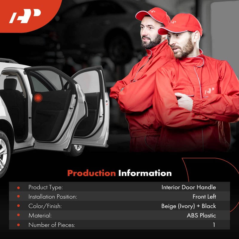 A-Premium Front Left Driver Side Interior Door Handle Compatible with