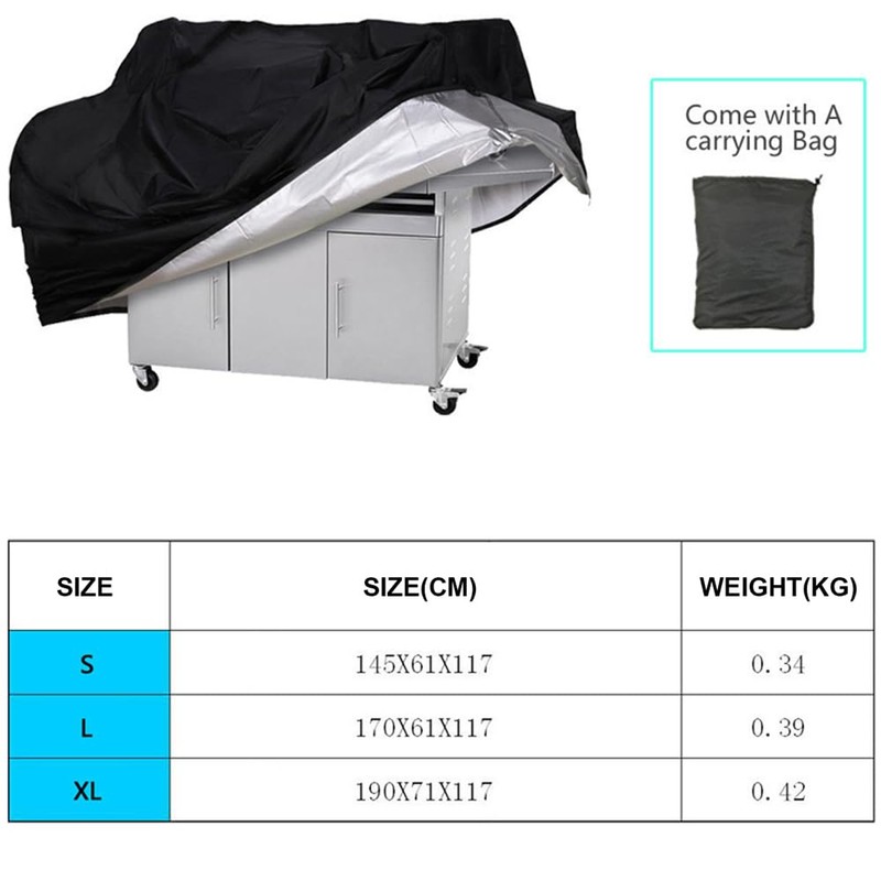 BBQ Cover Waterproof Gas Charcoal Barbecue Grill Protector Outdoor Garden