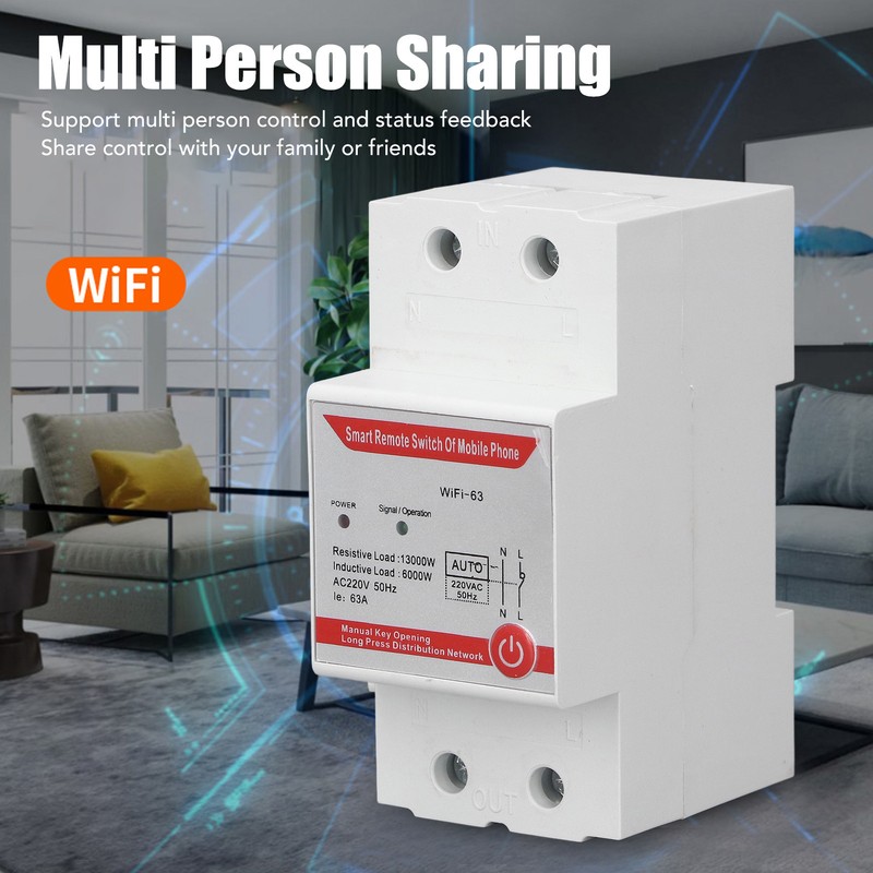 Smart Remote Switch Large Range Multi Person Sharing Home Timer