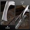 YESWELDER Welding/Chipping Hammer, 28oz Slag Removal Tool with carbon, Steel
