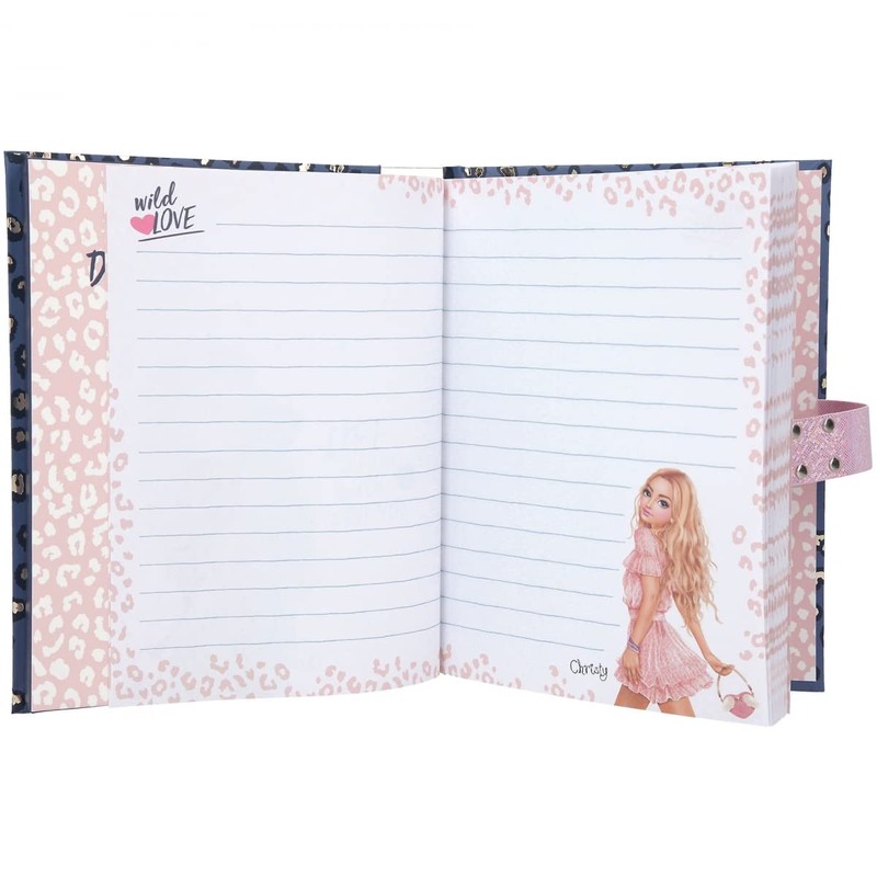 Depesche 11897 TOPModel Secret Code Diary in Blue with Model