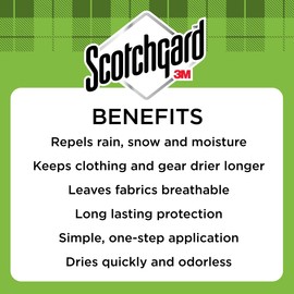 Scotchgard Outdoor Water Shield, Repels Water, Ideal For Outerwear, Tents, Backpacks, Canvas, Polyester And Nylon, 10.5 Ounce Can