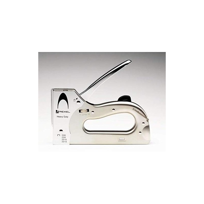 Rexel Heavy Duty Metal Tacker Chrome