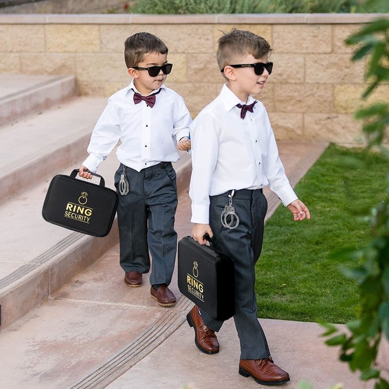 Ring Security Wedding Ring Bearer Proposal Box Gifts, Sunglasses, Kids