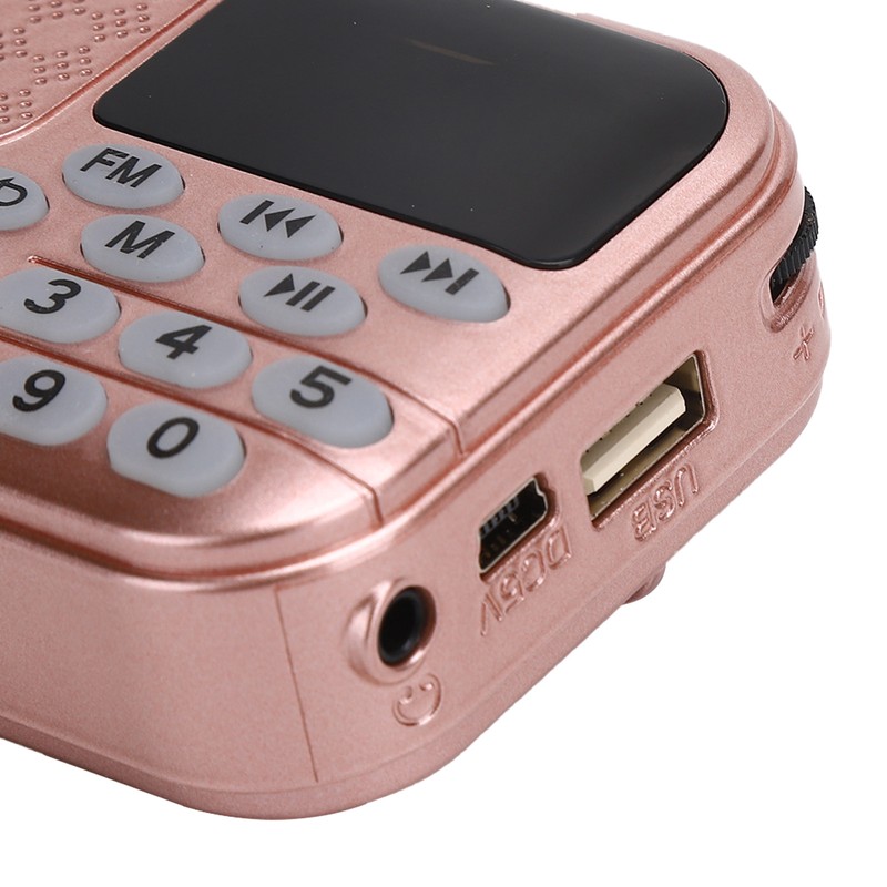 M‑128 Portable Pocket Radio Mini FM Receiver USB Memory Card