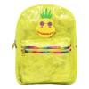 Lluvia Mochila Fruit Piña Transparente Amarilla Con Luz Primaria Lluvia