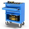On Shine 4-Drawer Meatl Rolling Tool Chest with Wheels and