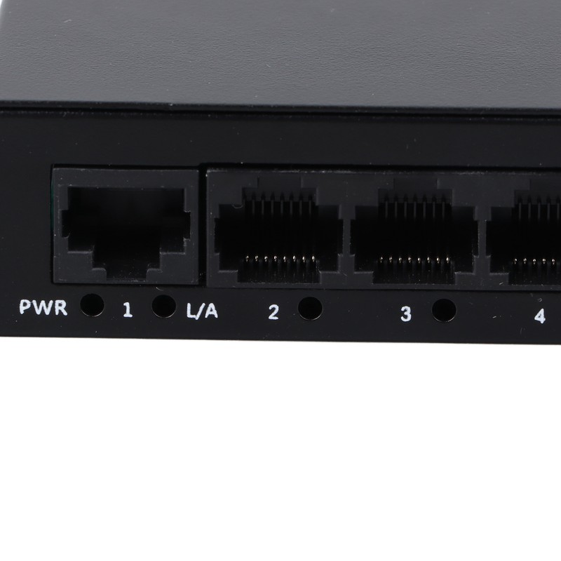 5 Port Ethernet Switch Professional High Speed 10 100Mbps Iron