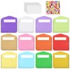 GLOBALDREAM Mini Envelopes, Pack of 72 Mini Envelopes, 100 Pieces
