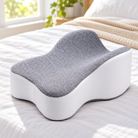 Memory Foam Knee Pillow for Side Sleepers – Ergonomic Leg Support Cushion for Comfortable Sleeping