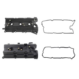 WEDOAUTO Left & Right Side Engine Valve Cover w/Gaskets Fit For Infiniti FX35 2003-2008, G35 2003-2007, M35 2006-2008, 350Z 2003-2006 Replace# 13264-AM610, 13270-8J112, 13264-AM600, 13270-8J102