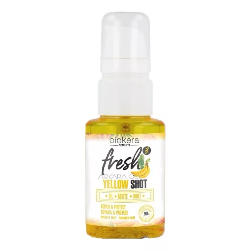 Salerm Biokera Yellow Fresh Shampoo Y Aceite Repara 300/75ml