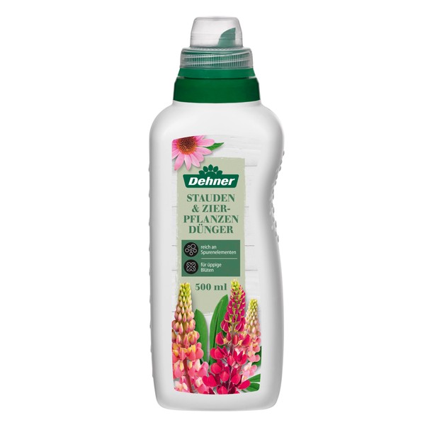 Dehner Dehner Stauden- und Zierpflanzendünger, Spezialdünger, hochwertiger Flüssigdünger, Dünger für