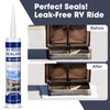 RV Roof Sealant 4 Pack, Self-Leveling Lap Sealant, White RV