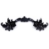 Jetland French Provincial Drawer Pulls - 6-Pack, Flat Black, 2-1/2"