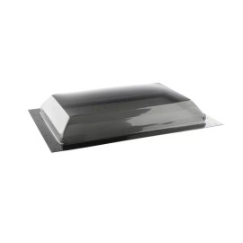 DUO-FORM PLASTICS RV Camper Skylight 14" x 22" Outer Dome Smoke
