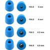 Xcessor FX3.0 (S) 4 Paar Memory Foam In Ear Kopfhörer