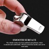 Txeouse Stainless Steel Whistles Pack of 10 Metal Whistle with