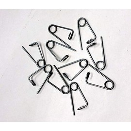 HDM Kart Auto Motorcycle Racing Small Safety Spring Wire Cotter Clip Nut Retaining Pin 10 Pack