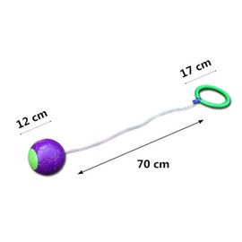 Tianbi Jumping Ball Toy, Ankle Jump Ring, Skip Ball Toy Set,Single Foot Shot Ball Bouncing Ball Jumping Fitness Equipment Toys for Boys and Girls