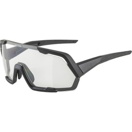 Alpina Rocket Unisex Adult Sports Glasses, Matte Black / Clear Lens, One Size