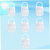 Kisangel 7Pcs Portable Pacifier Storage Box Dust Container for Accessories